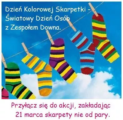 Bez tytuukoloroweskarpetki